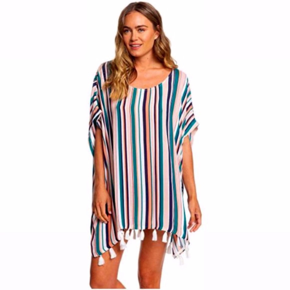 Women's Roxy Soul Poncho Swim Cover up, M/L, NWT